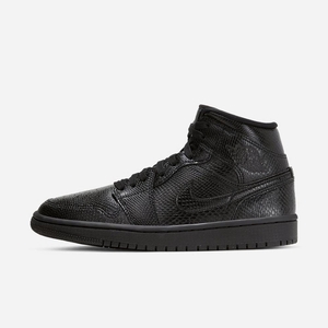 Basket Nike Air Jordan 1 Mid Noir 3785-406 Black/White/Black Femme | XEL-25639033